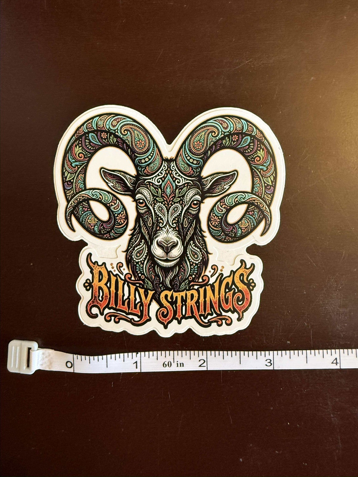 Goat Billy Strings BMFS Fan Art Vinyl Sticker