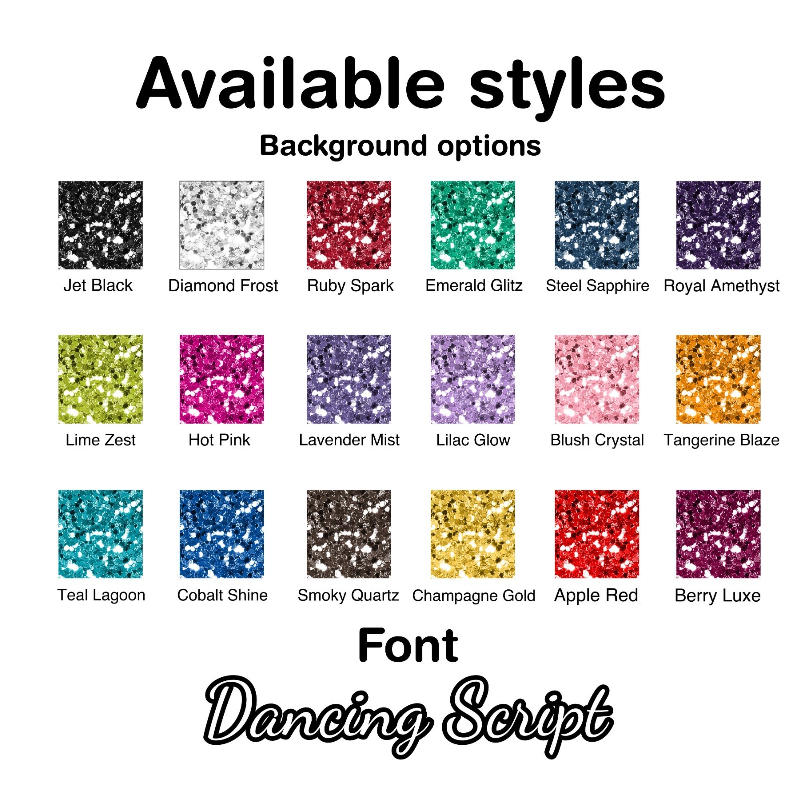 Personalized Apple Pencil Wrap | UV DTF Glitter Name Decal for Apple Pencil