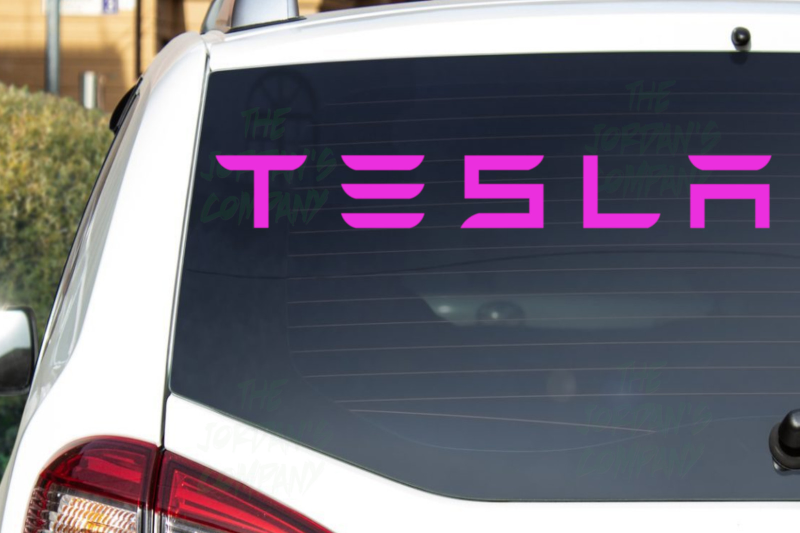 Tesla Decal – CNC cut Decal Vinyl Sticker Pic from 12 colors!