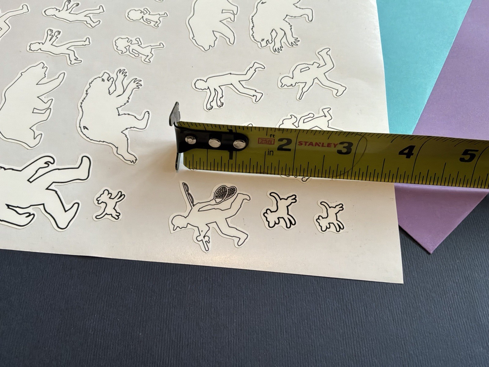 Sasquatch & Zombies RC Scale Hobby Notebook Pre-Cut Decal Set Of 33 1"x1 1/2"