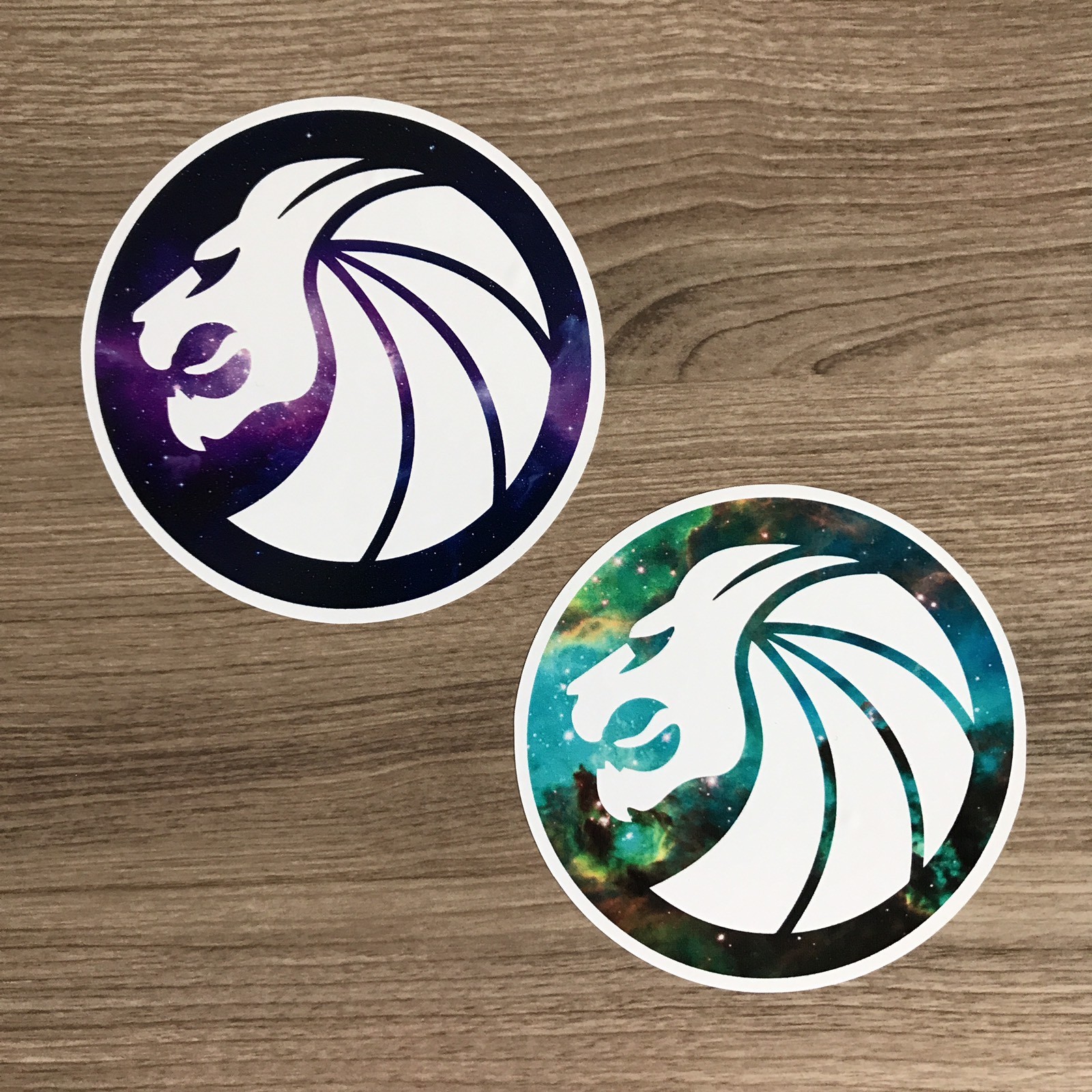 Seven Lions Logo 4" Wide Vinyl Sticker Set