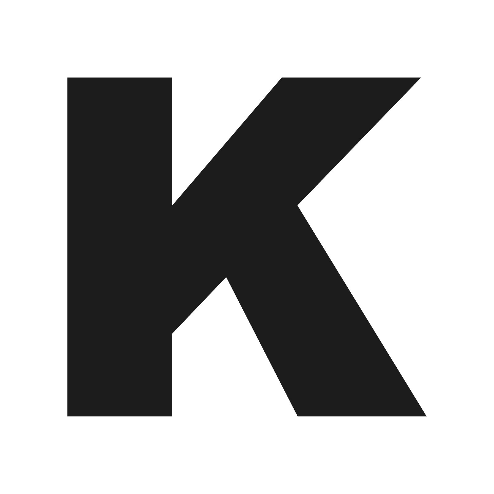 Letter K Initial Arial Black font Vinyl Sticker Decal Monogram Diploma