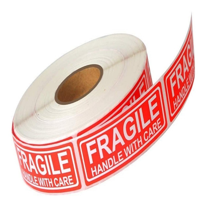 120Pcs Fragile Sticker Adhesive Warning Labels 3x1Inch for Shipping Boxes Carton