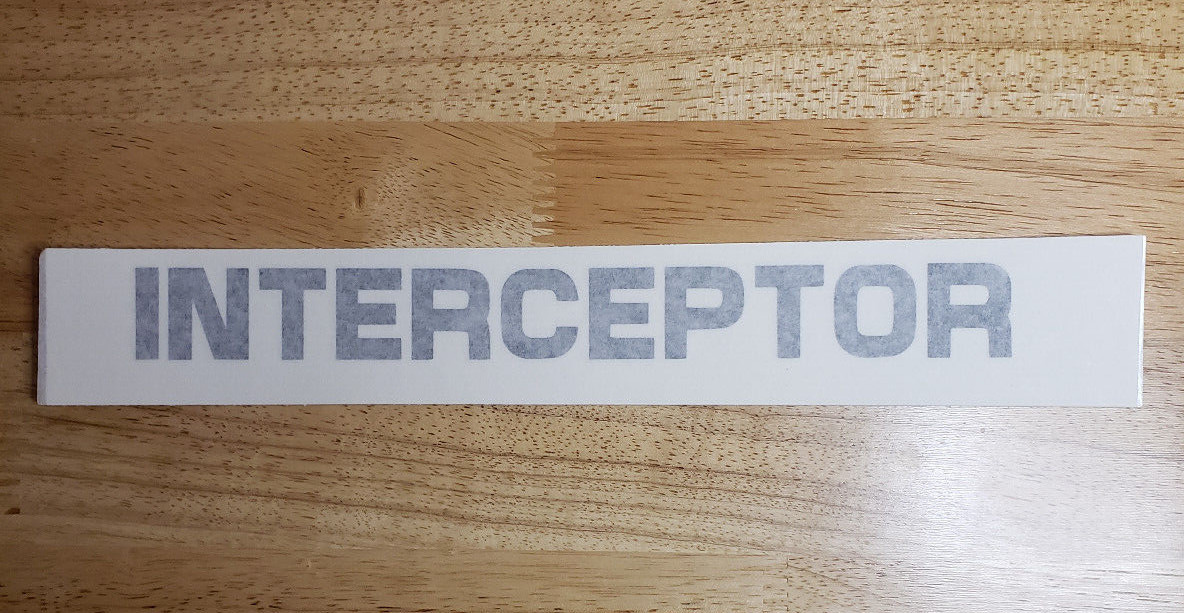 Mad Max INTERCEPTOR The Road Warrior High Performance Die Cut Vinyl Decal 40"