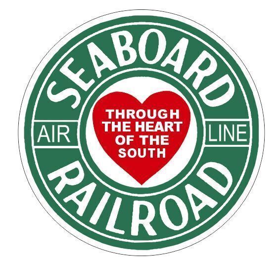 Seaboard Railroad Railway Train Sticker Decal R7097