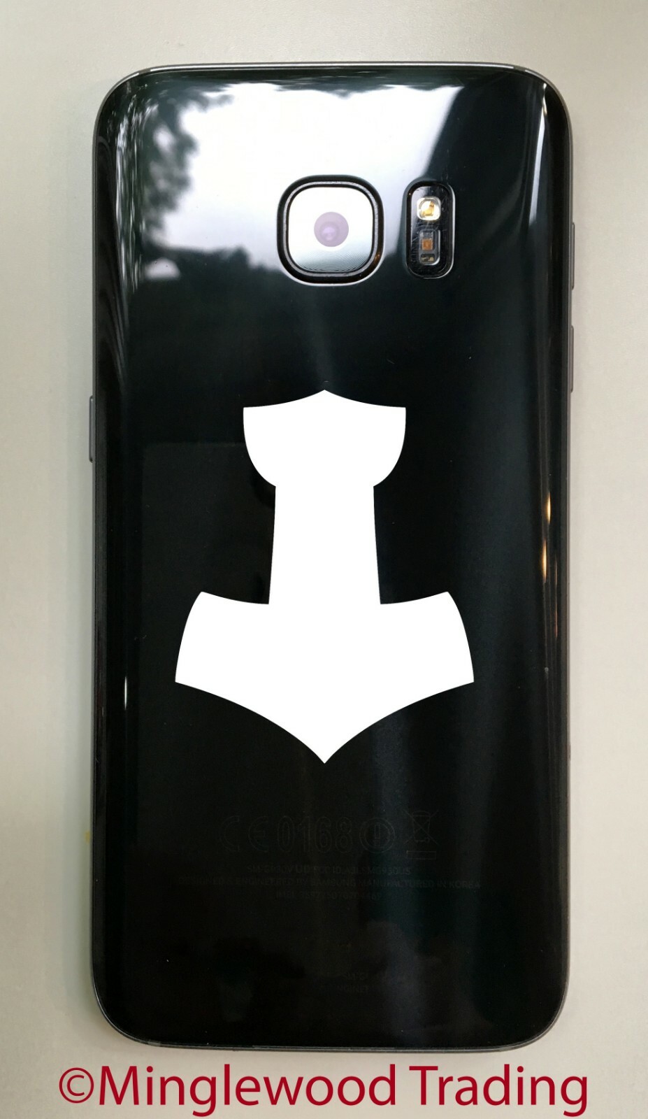 Thor's Hammer Vinyl Sticker | Mjolnir Asatru Norse God of Thunder Die Cut Decal