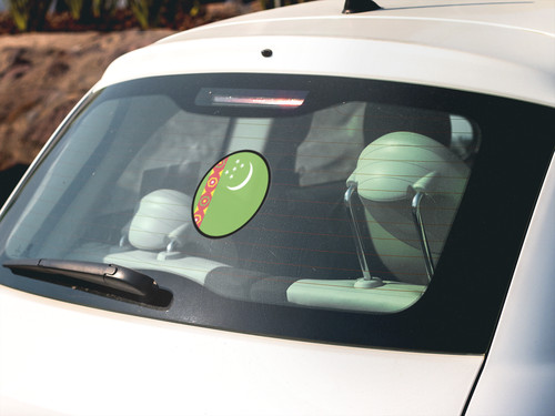 Turkmenistan Flag Circle Sticker Decal