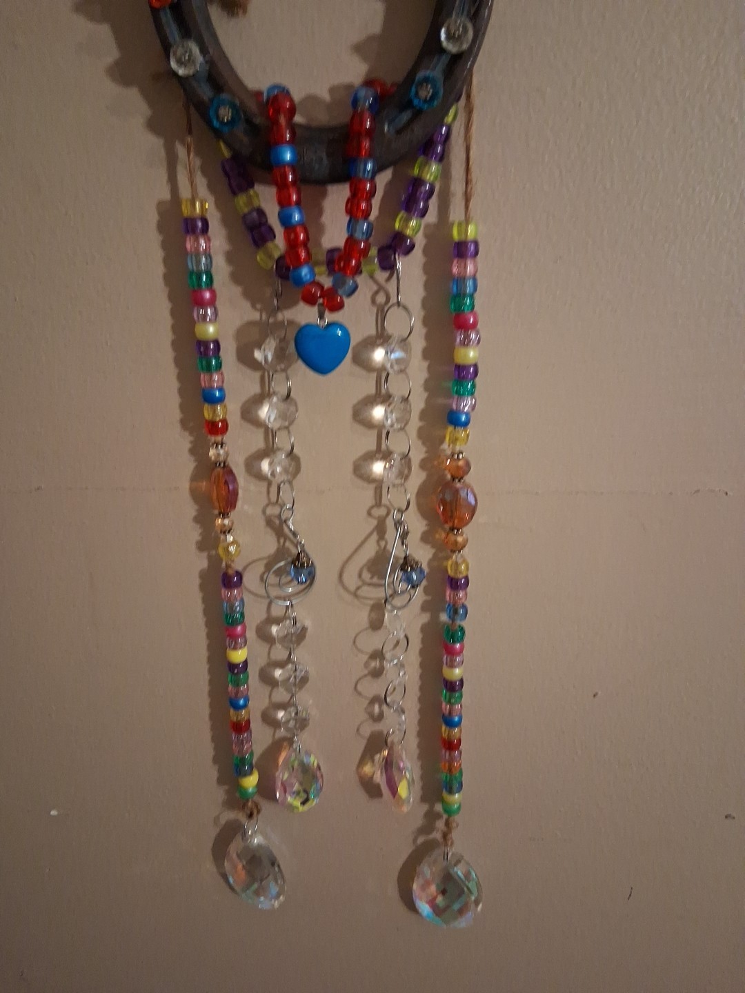 PERFECT HANDMADE DECOR FOR THAT COUNTRY WESTERN LOOK. ONE OF A KIND WITH BEADS