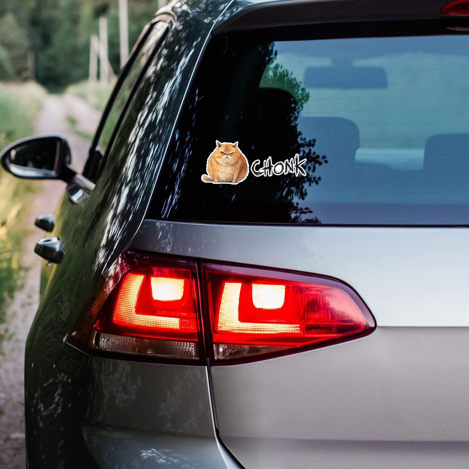 Chonk Fat Cat – Vinyl Decal Sticker – Car Window Laptop – ebn12363