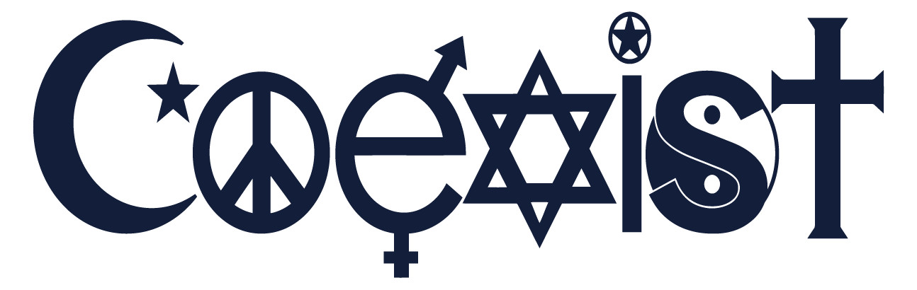 COEXIST Decal Multiple Color Choice's USA Made & Quickly Shipped!