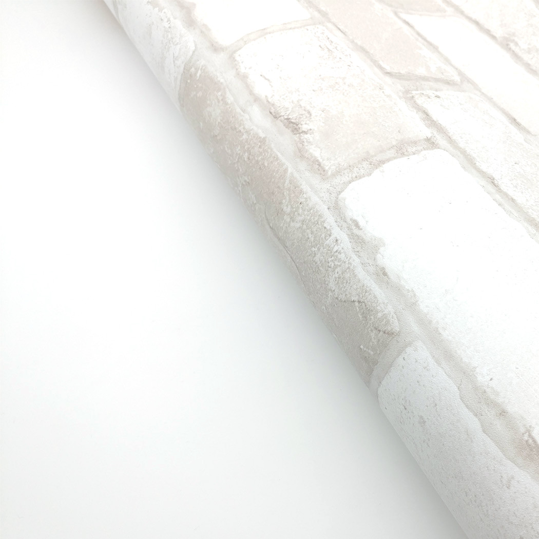 Vintage Faux Brick Peel & Stick Wallpaper Brick Pattern Roll