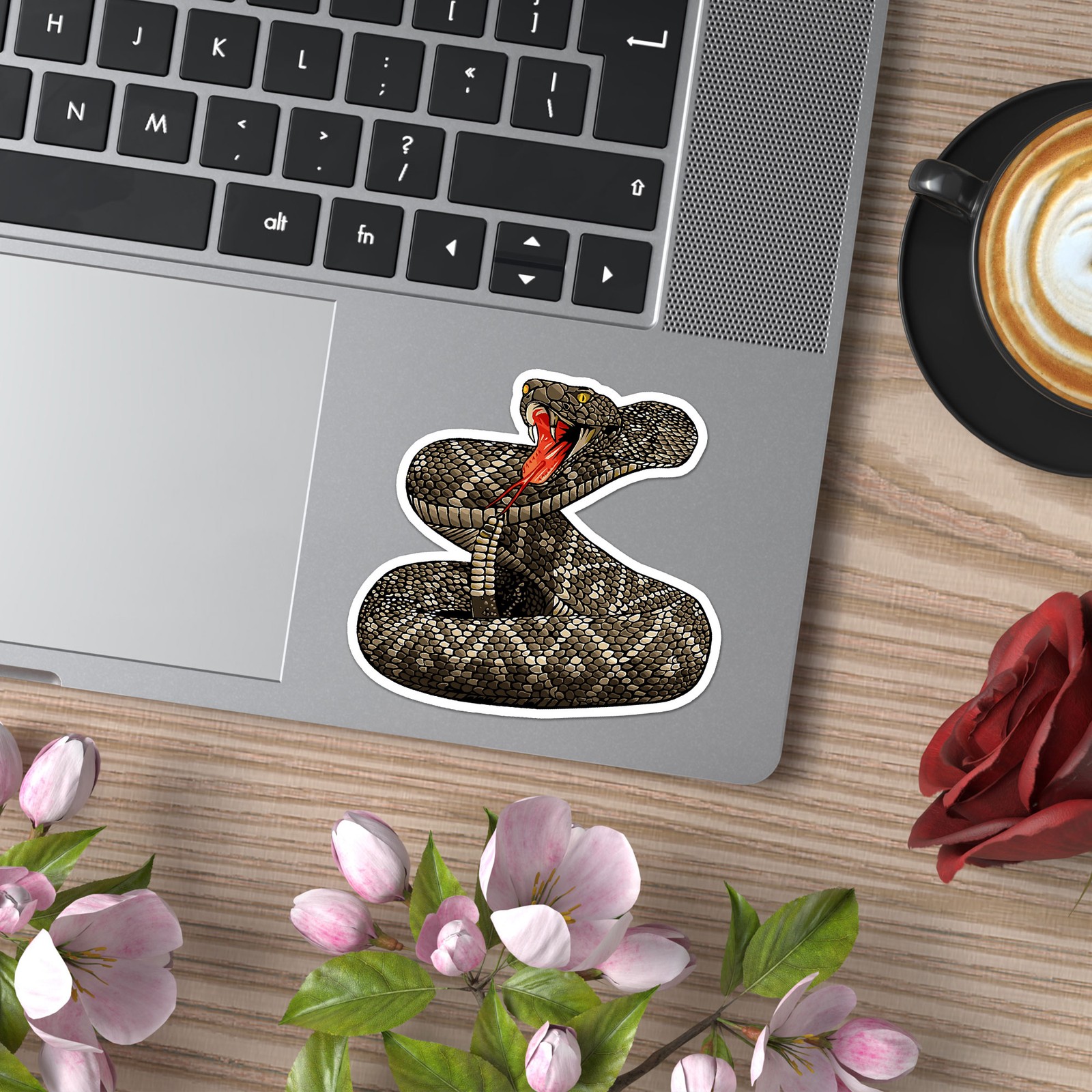 Rattle Snake – Vinyl Decal Sticker – Car Window Laptop – ebn9746
