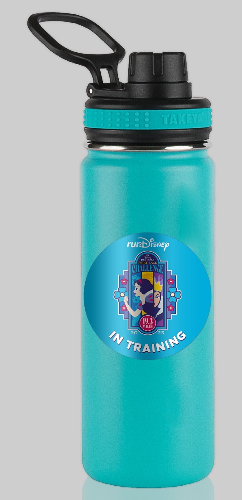 RunDisney Princess Weekend 2025 Fairy Tale 19.3 IN TRAINING Water Bottle Sticker