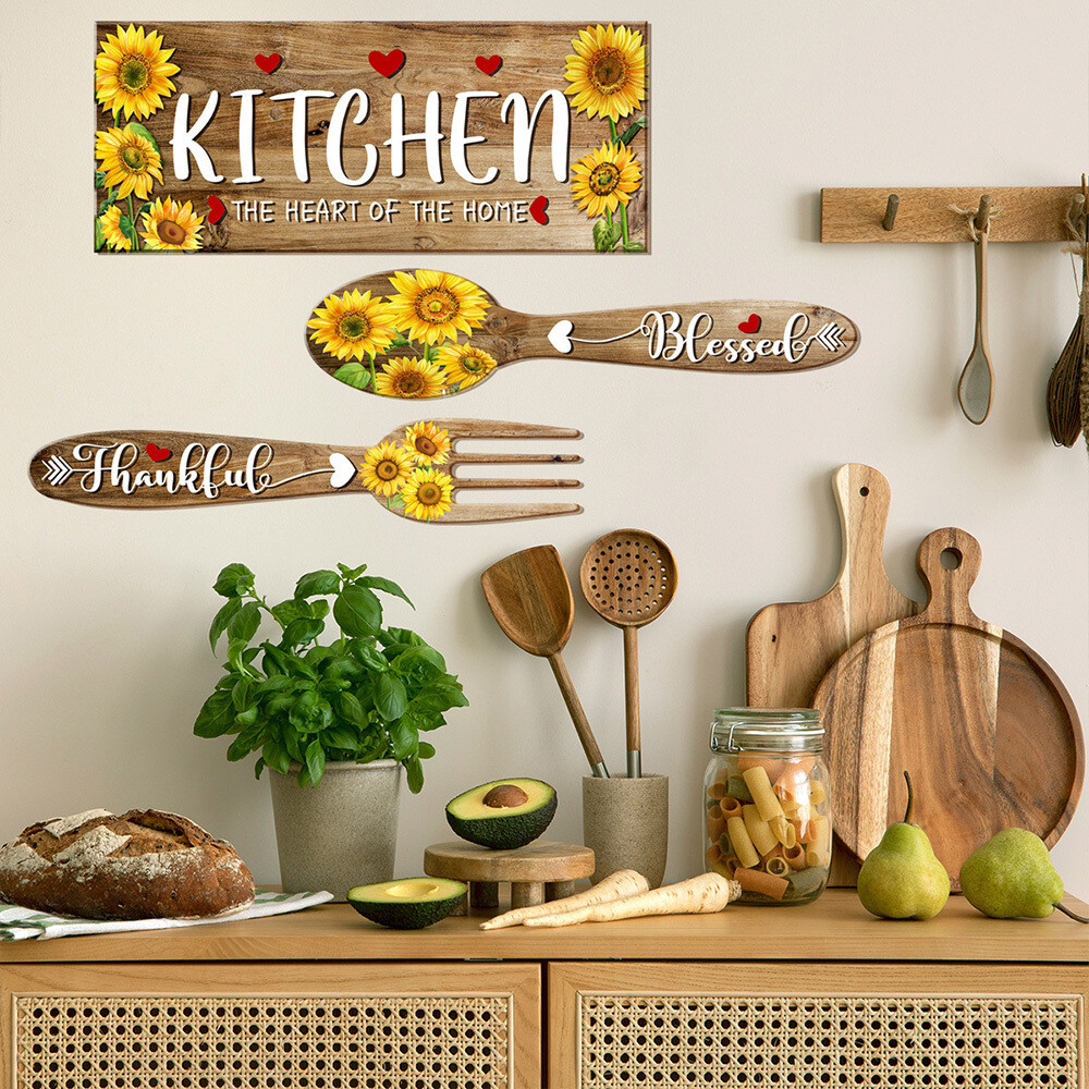 Restaurant Kitchen Wall Stickers DIY Home Decoration Stickers for Bedroom Study