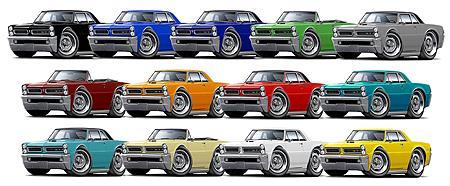 1965 Pontiac GTO Convertible Garage Sign Wall Art Graphic Sticker
