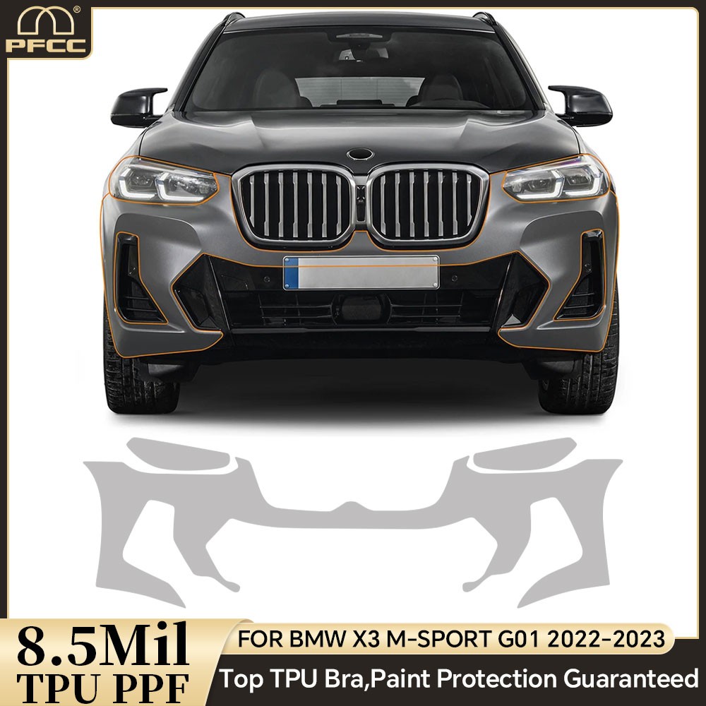 For BMW X3 M-SPORT G01 2022-2023 Full Car Precut Paint Protection Film Clear PPF