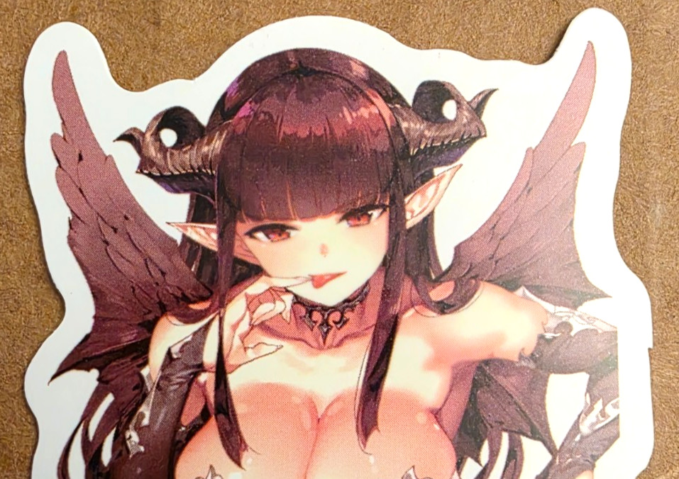 Halloween Sticker Girl Succubus Demon Harpy Monster Vampire Witch Anime Manga