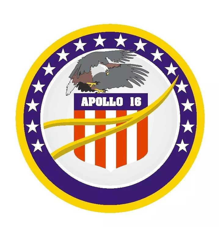 Apollo 16 Nasa Space Program Decal Sticker R360