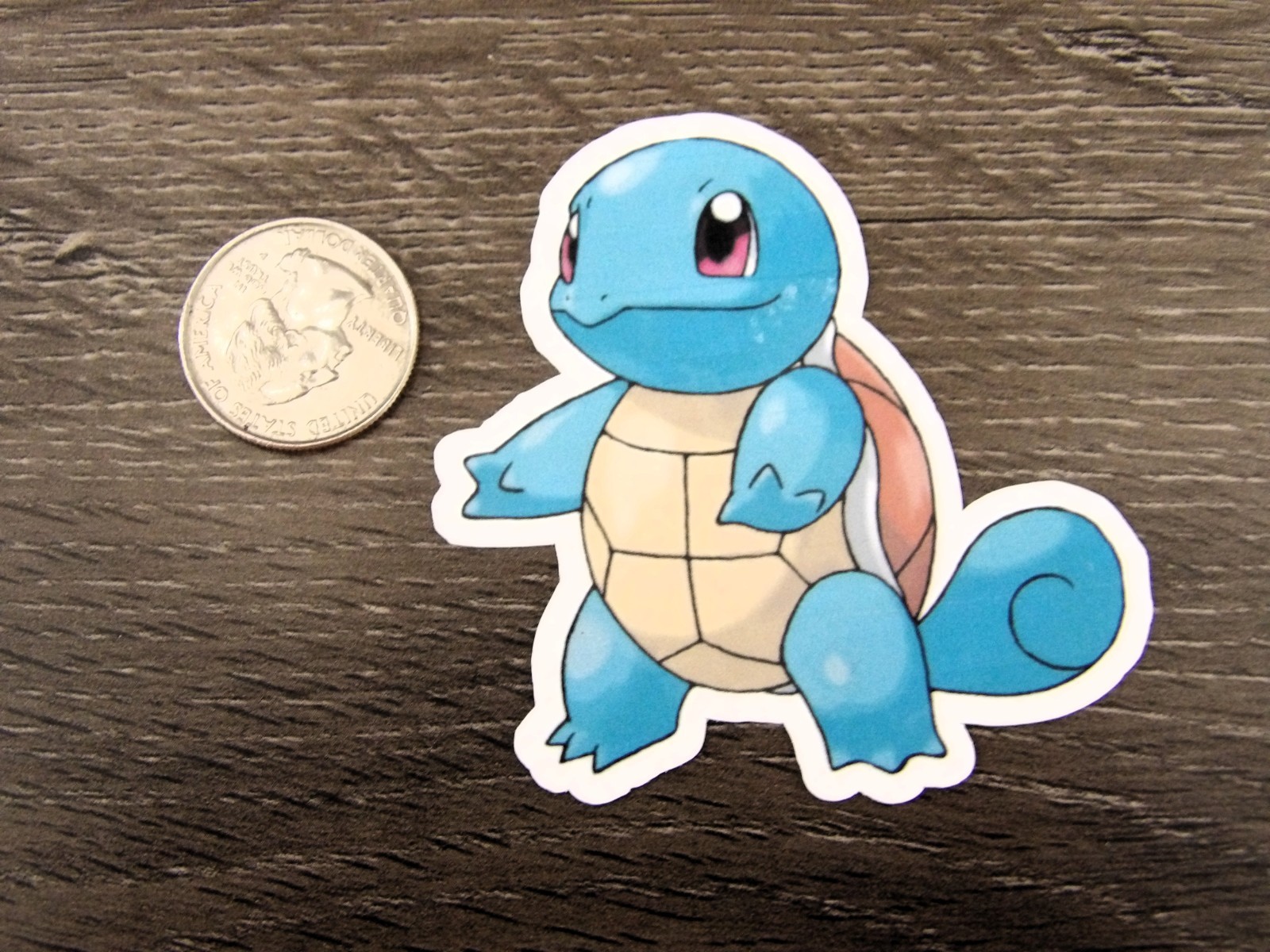 Gen 1 & 3 Squirtle, Wartortle, Blastoise Stickers, Lot of 9 Vinyl, Waterproof
