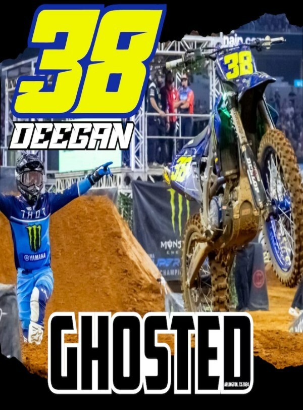 Haiden Deegan GHOSTED Supercross Wall Vinyl Decal 38 Removable Adhesive Backing