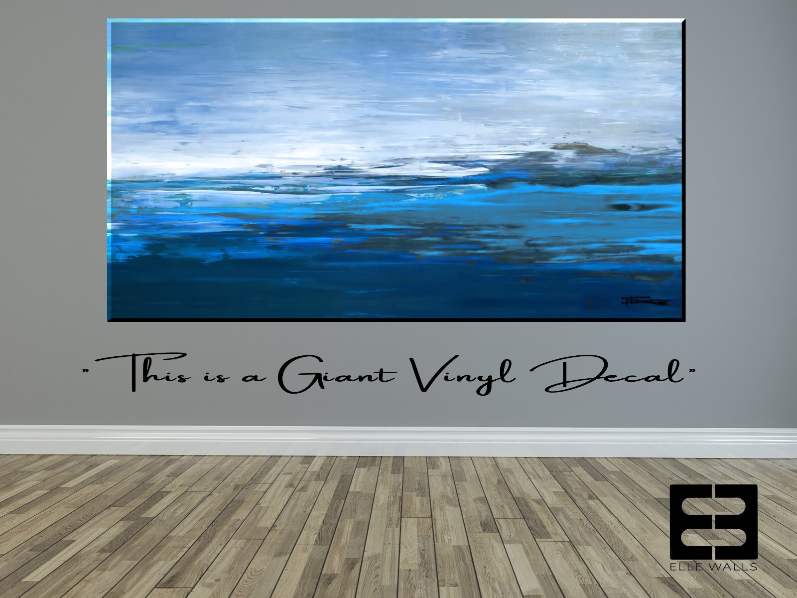 Home Decor Giant Wall Art removable Vinyl Decal Stickers, up to 12 feet wide