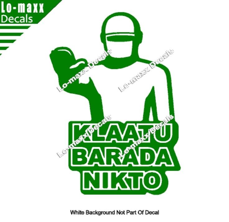 Gort Robot The Day The Earth Stood Still 1951 Sci Fi Klaatu Barada Nicto Decal