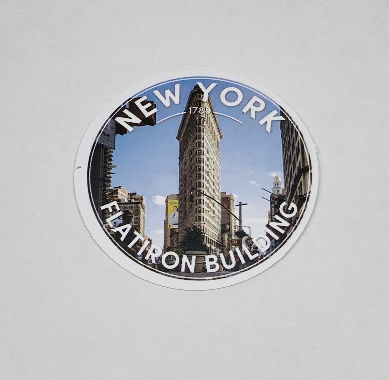 Flatiron Building Sticker New York Travel City Tour Art Decal Vinyl Souvenir Tc6