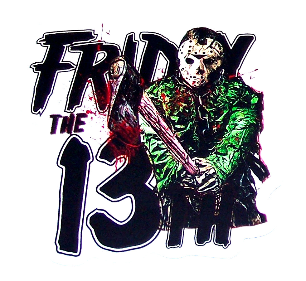 Friday the 13th – Cut Sticker Decal Movie Horror Film JASON VORHEES