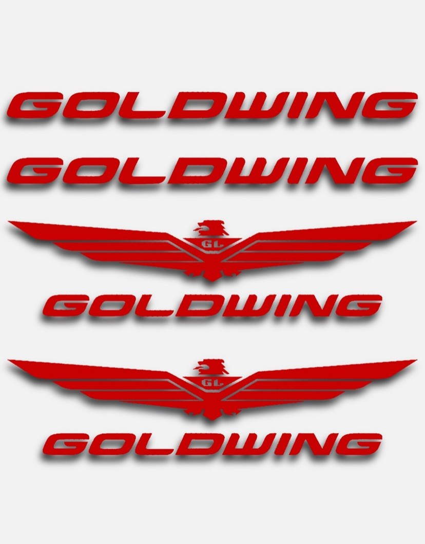 Honda Goldwing sticker set 19x decal replacement GL 1800 Motorbike gold wing