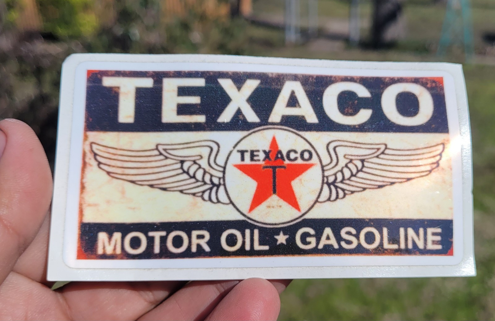 Texaco Oil Texaco Gasoline Sticker Decal 4.5" × 2.5 "