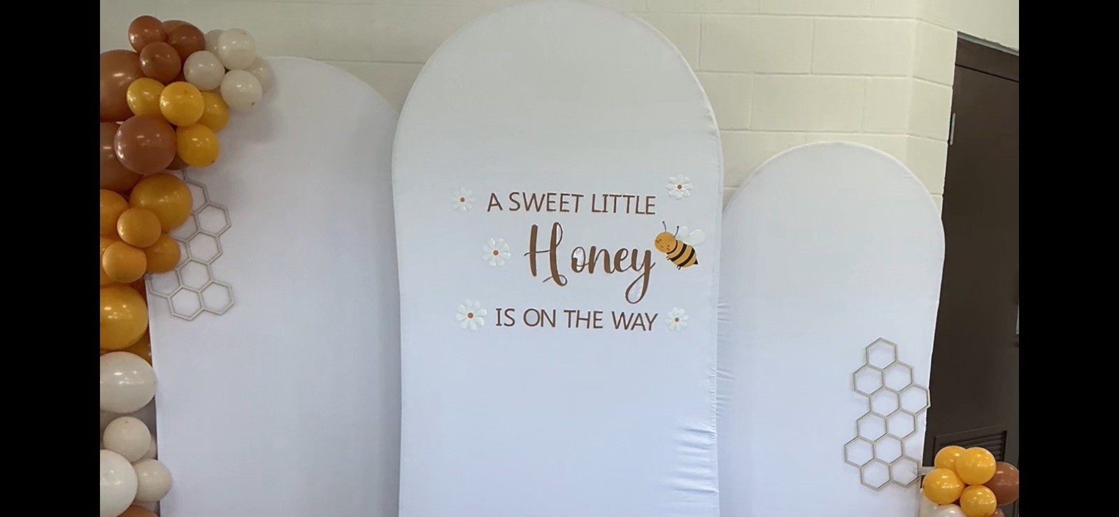 A Little Honey is on The Way Wall Decal,Bee Them Welcome Baby Shower Decor,Ge…