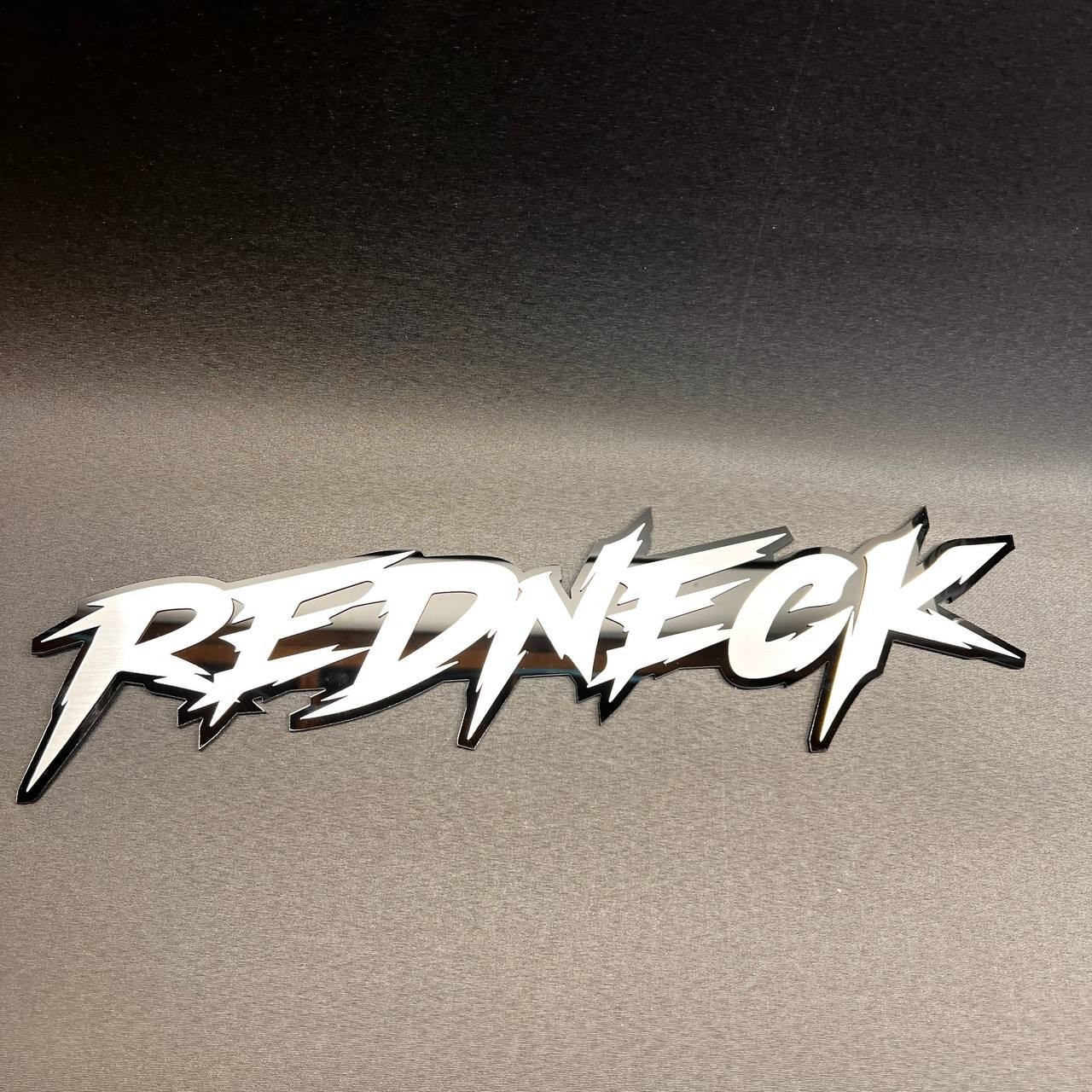 REDNECK 3D Car Badge Fender Emblem – Grille Holder Acrylic Car Decal 1PC
