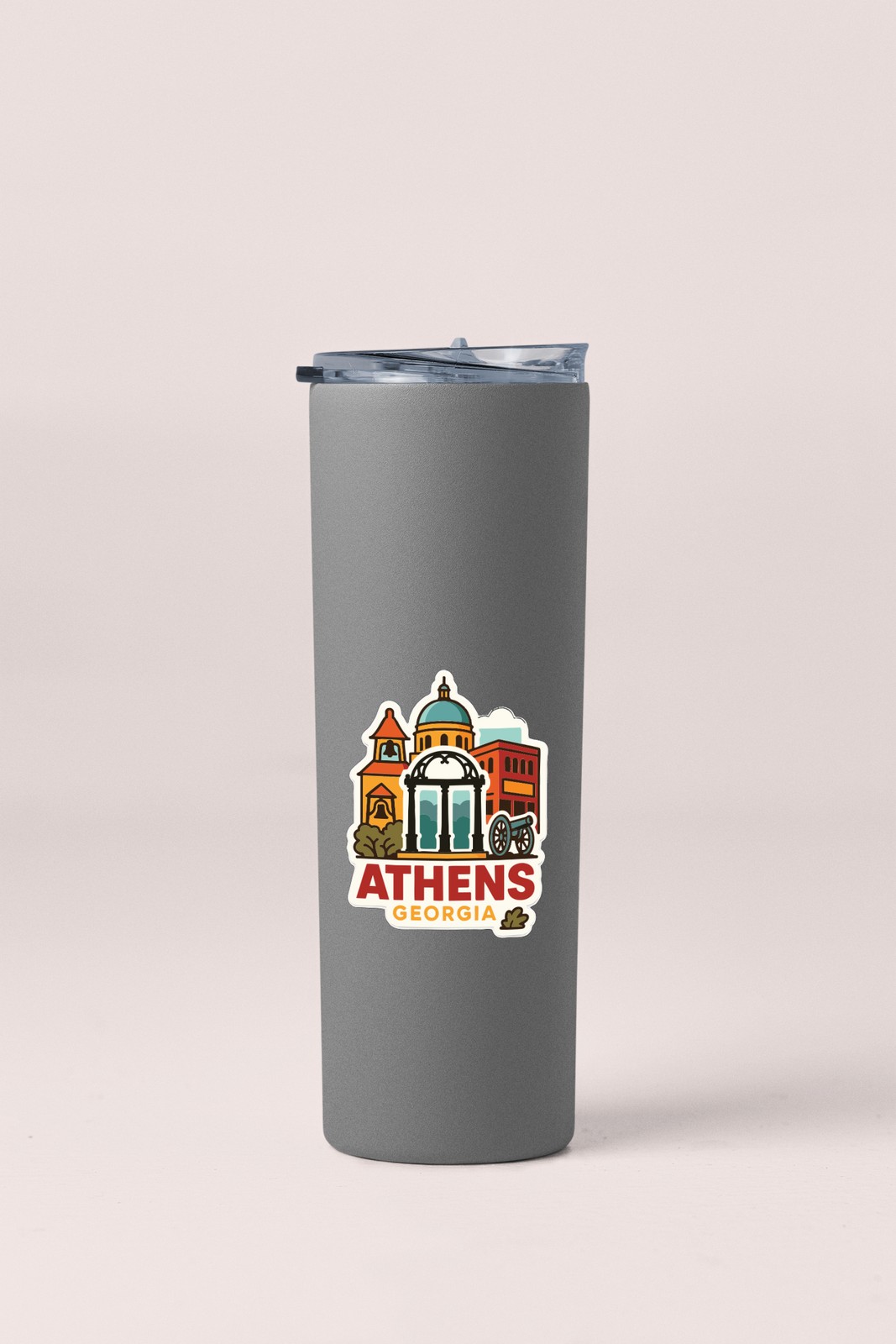 Athens Georgia Sticker Decal Vinyl Die-Cut City Skyline Landmark Design