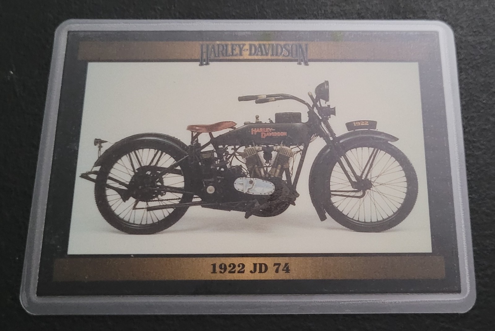 Harley Davidson Fridge/Locker/Cabinet Laminated Collectible Card Magnets VTG