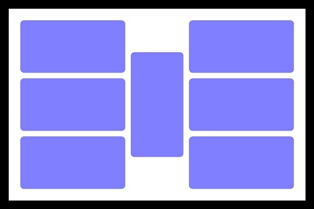 Rectangle Polka Dot Vinyl Decals Waterproof Outdoor Multiple Colors and Sizes