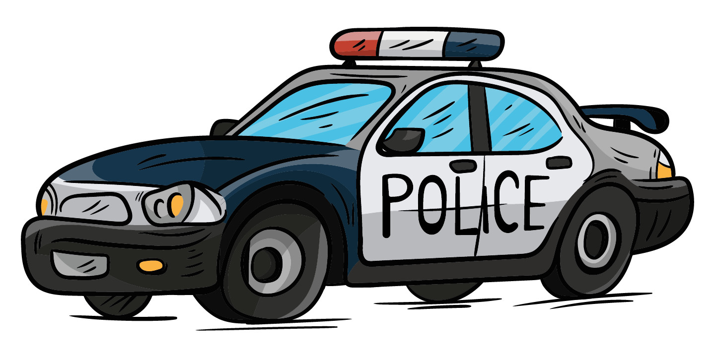 Vinyl Fast Police Patrol Vehicle Decor Sports Car Design Home Bedroom Wall Decal