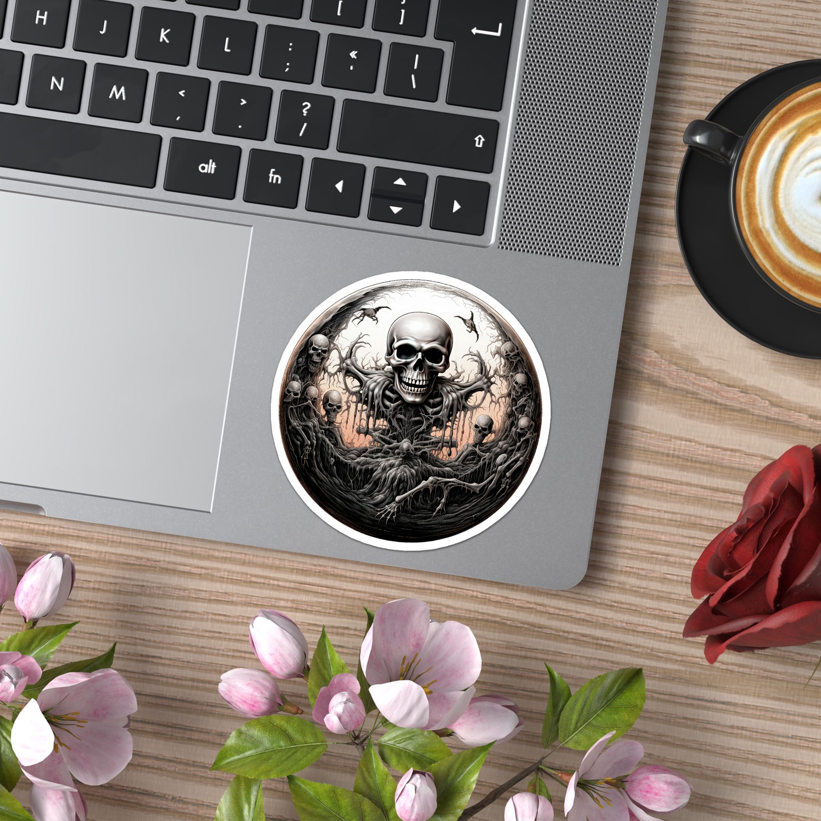 Skeleton Skulls Monster – Vinyl Decal Sticker – Car Window Laptop – ebn11158
