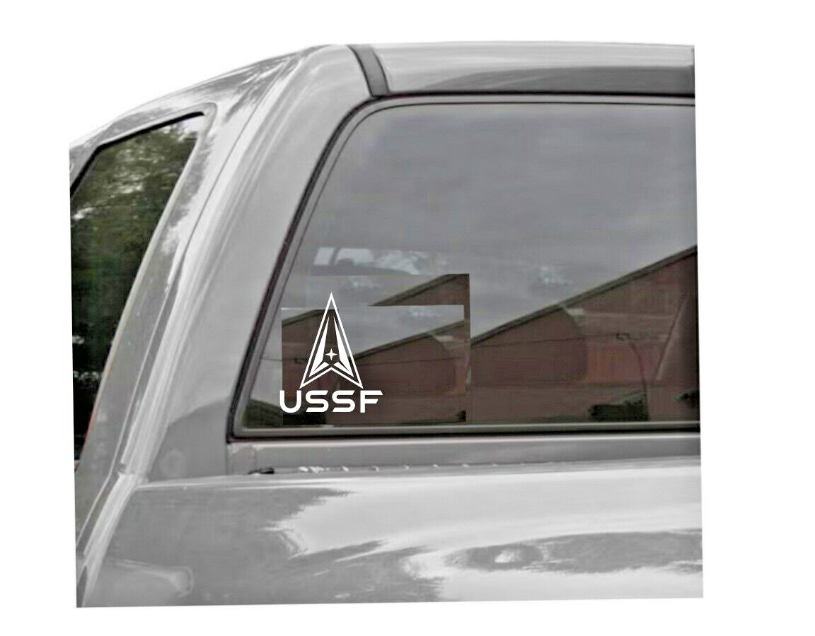 UNITED STATES SPACE FORCE Vinyl Car Window Decal Sticker USSF