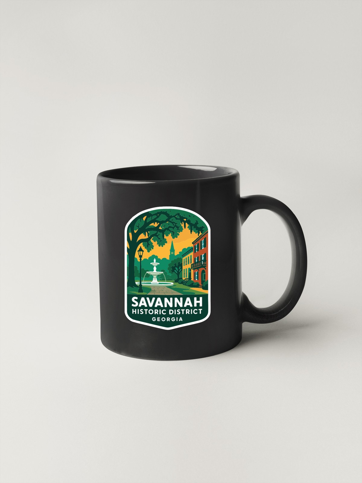 Savannah Historic District Georgia Sticker Decal Vinyl Die-Cut Symbolic Landmark