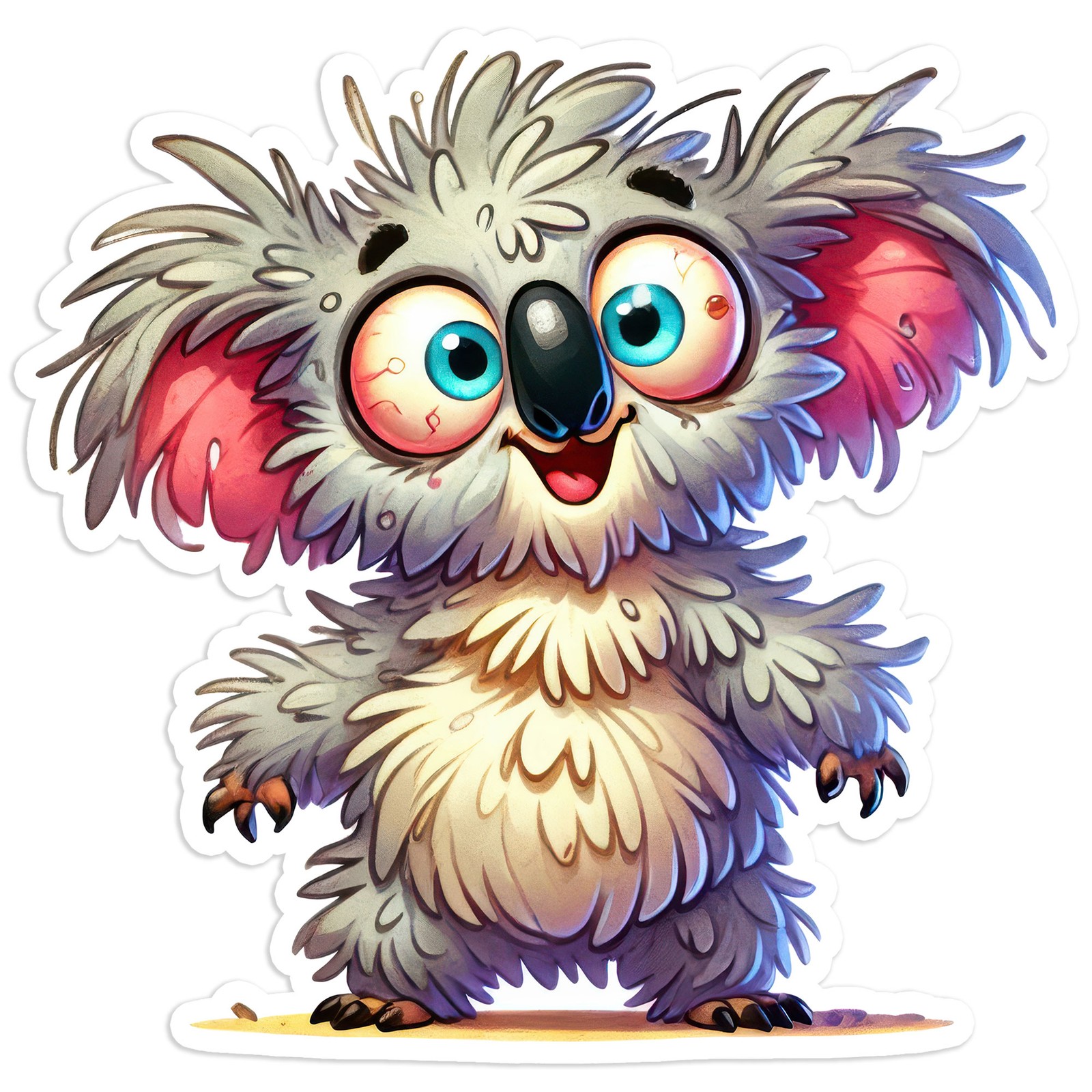 Deranged Koala – Vinyl Decal Sticker – Car Window Laptop – #451