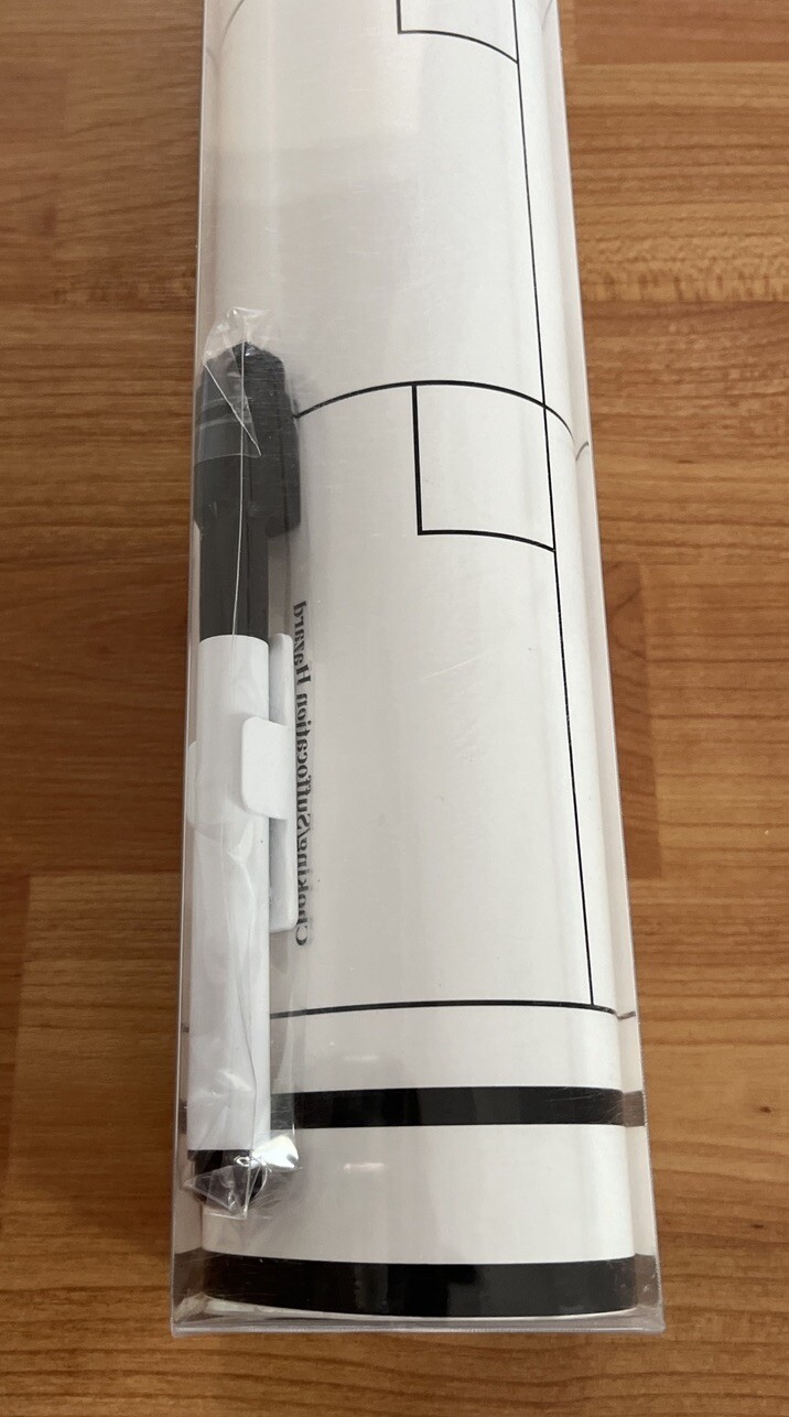 Brewster Wall Pops White Monthly Dry Erase Calendar 24” x 36” 🌺 NEW in Package