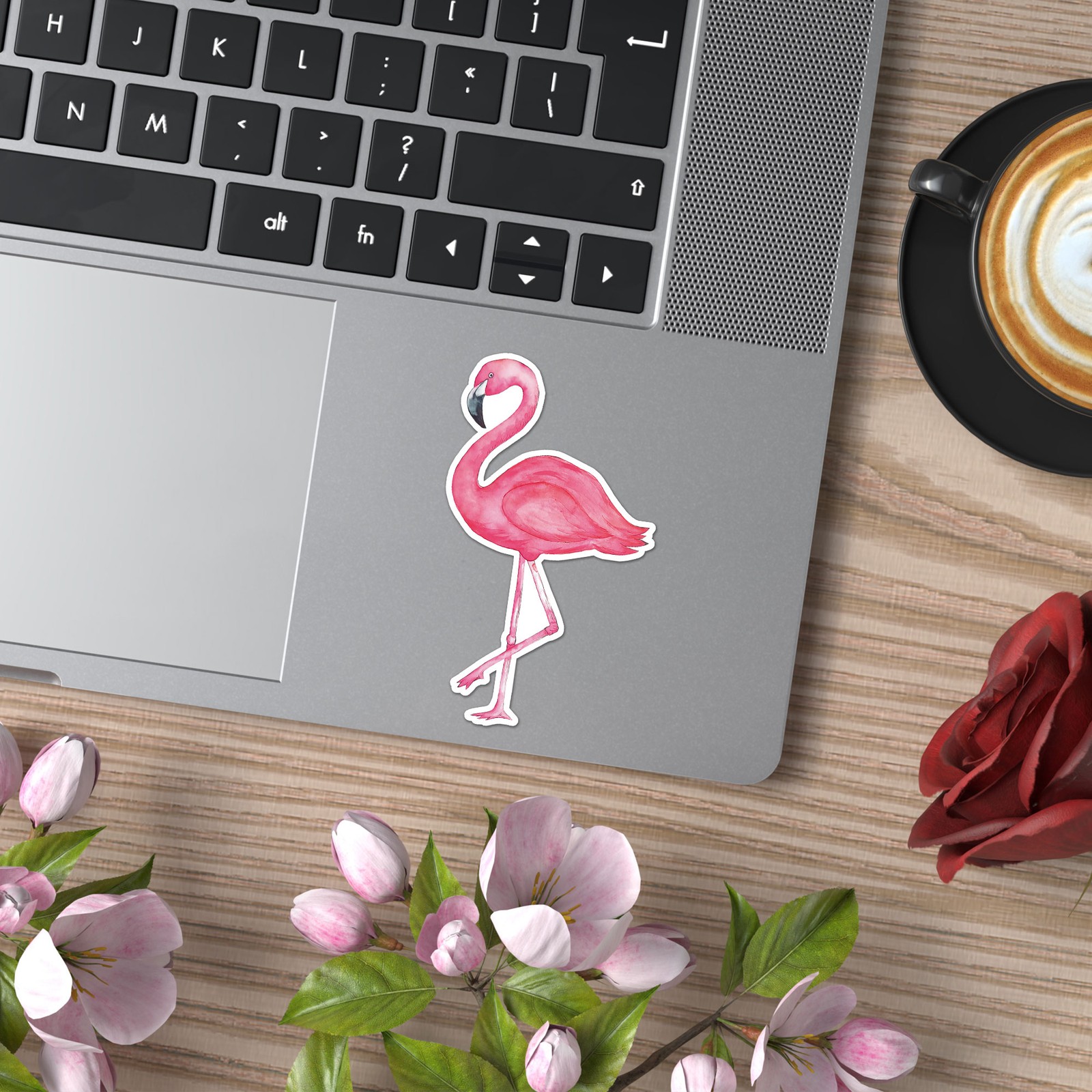 Pink Flamingo – Vinyl Decal Sticker – Car Window Laptop – ebn8679
