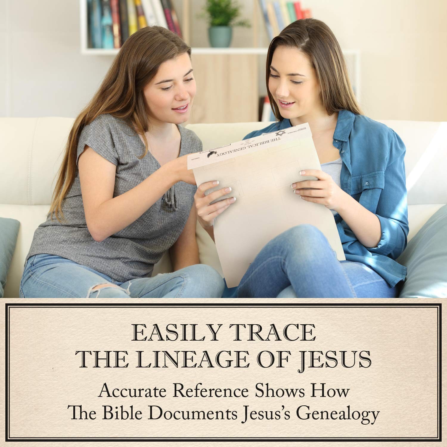 Shannon Roddy The Biblical Genealogy Chart, Family Tree from Adam to Jesus, B…