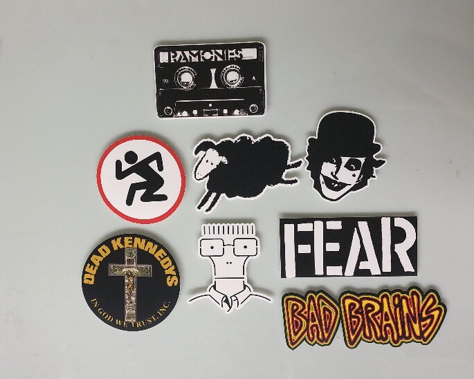 Punk Rock Sticker Pack – Misfits Minor Threat Social Distortion Descendants