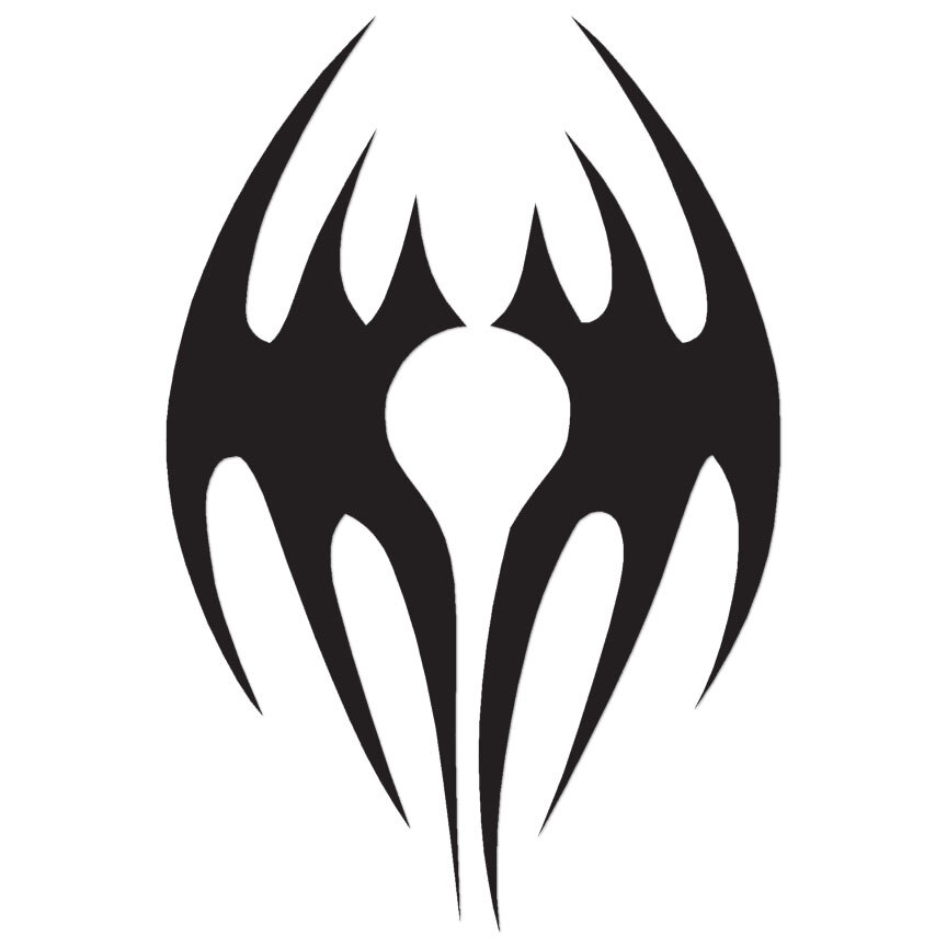 Art Bat Tribal – Vinyl Decal Sticker – Multiple Color & Sizes – ebn78