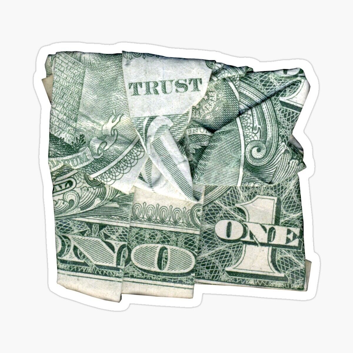 Trust no one Sticker hippie sabotage