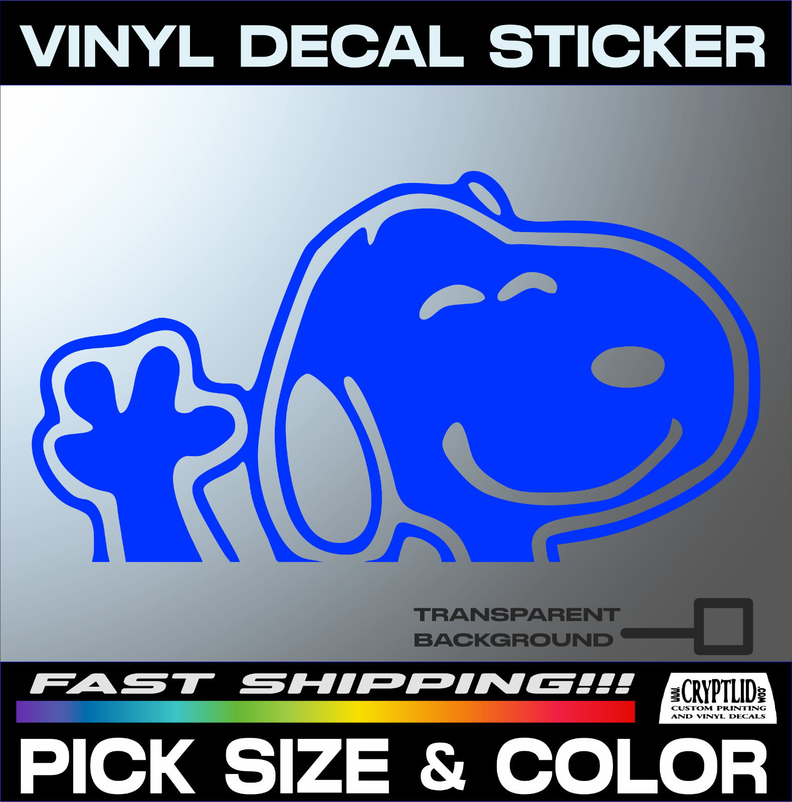 Snoopy Sticker Vinyl Decal Car Truck SUV Van Window Fun Cool Choose Size + Color
