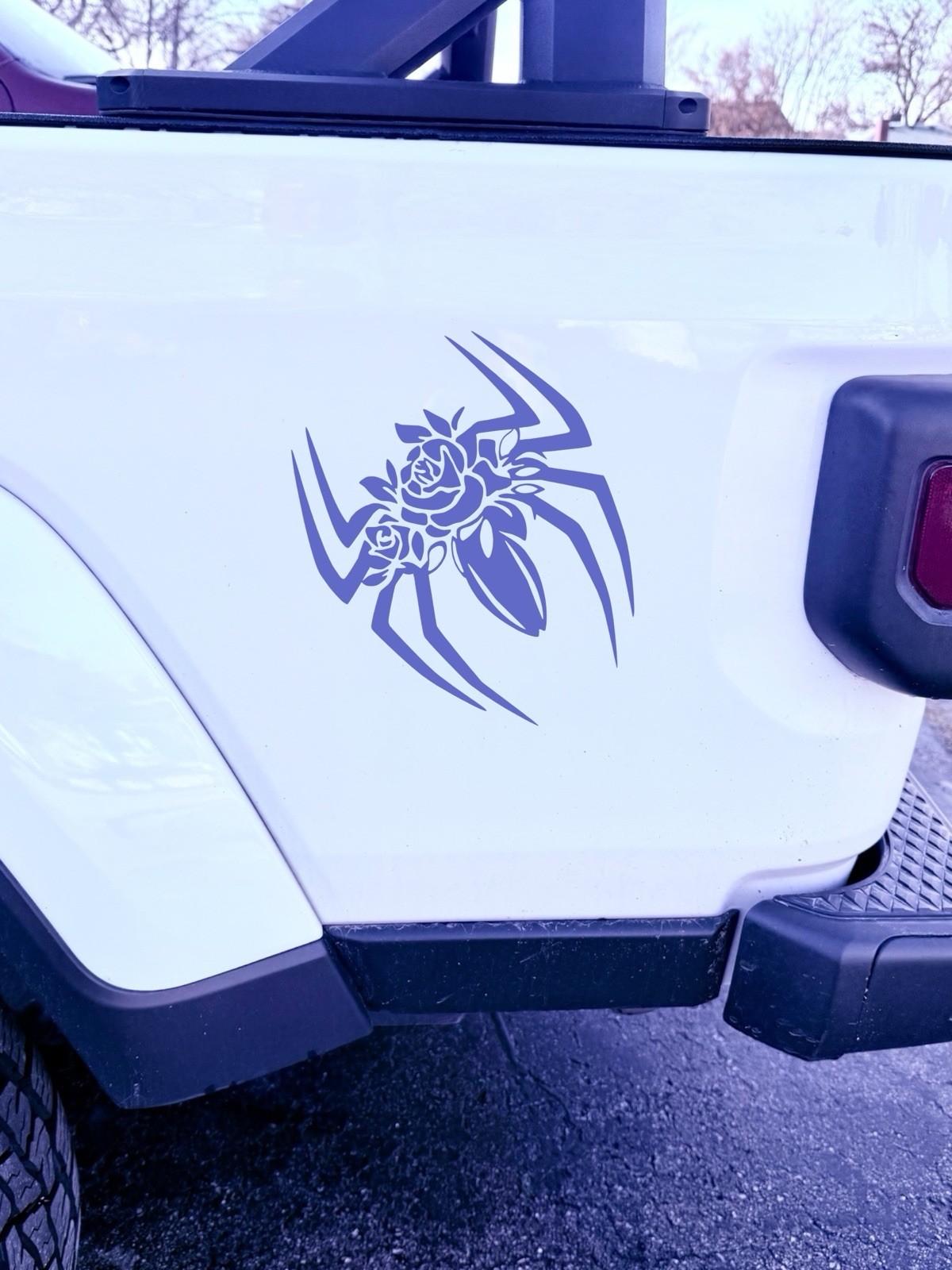 Rose spider Vinyl Decal For Vehicle Windows Laptop most smooth Surface