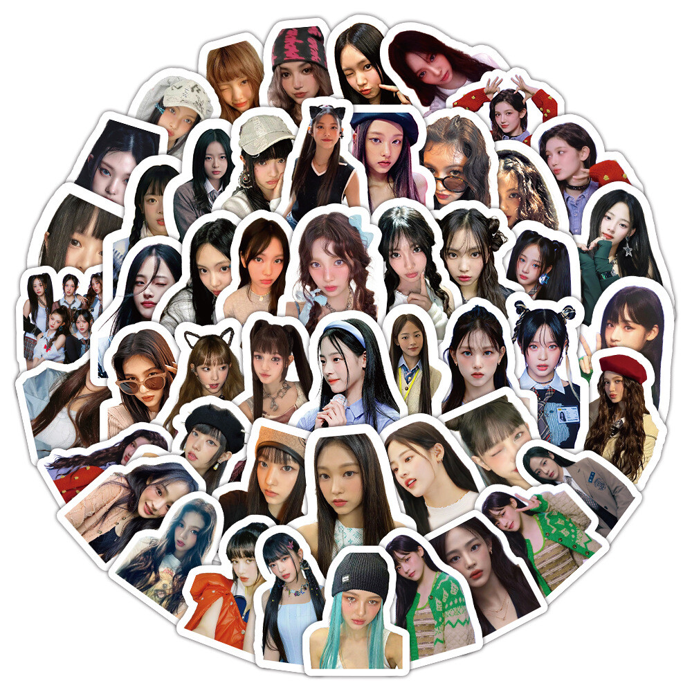 100Pcs NewJeans Sticker for Adults Teens Girls Scrapbooking Water Bottles