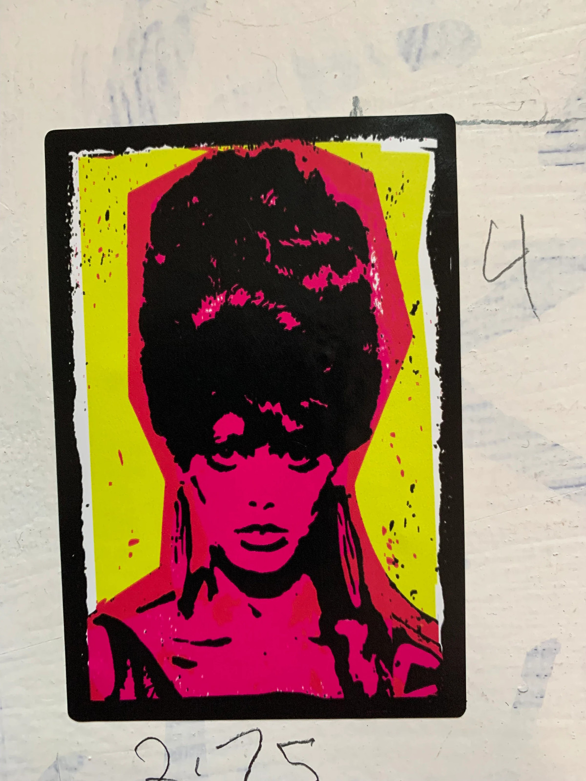 B52's sticker /Cindy wilson / new wave/ Punk Girl / lowbrow / 4inX2.75in #H